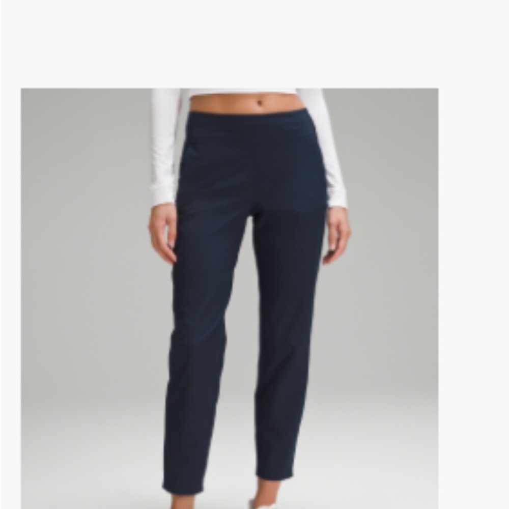 Navy Women's Pants Warpstreme Multi-Pocket Mid-Rise Golf Pant 28"